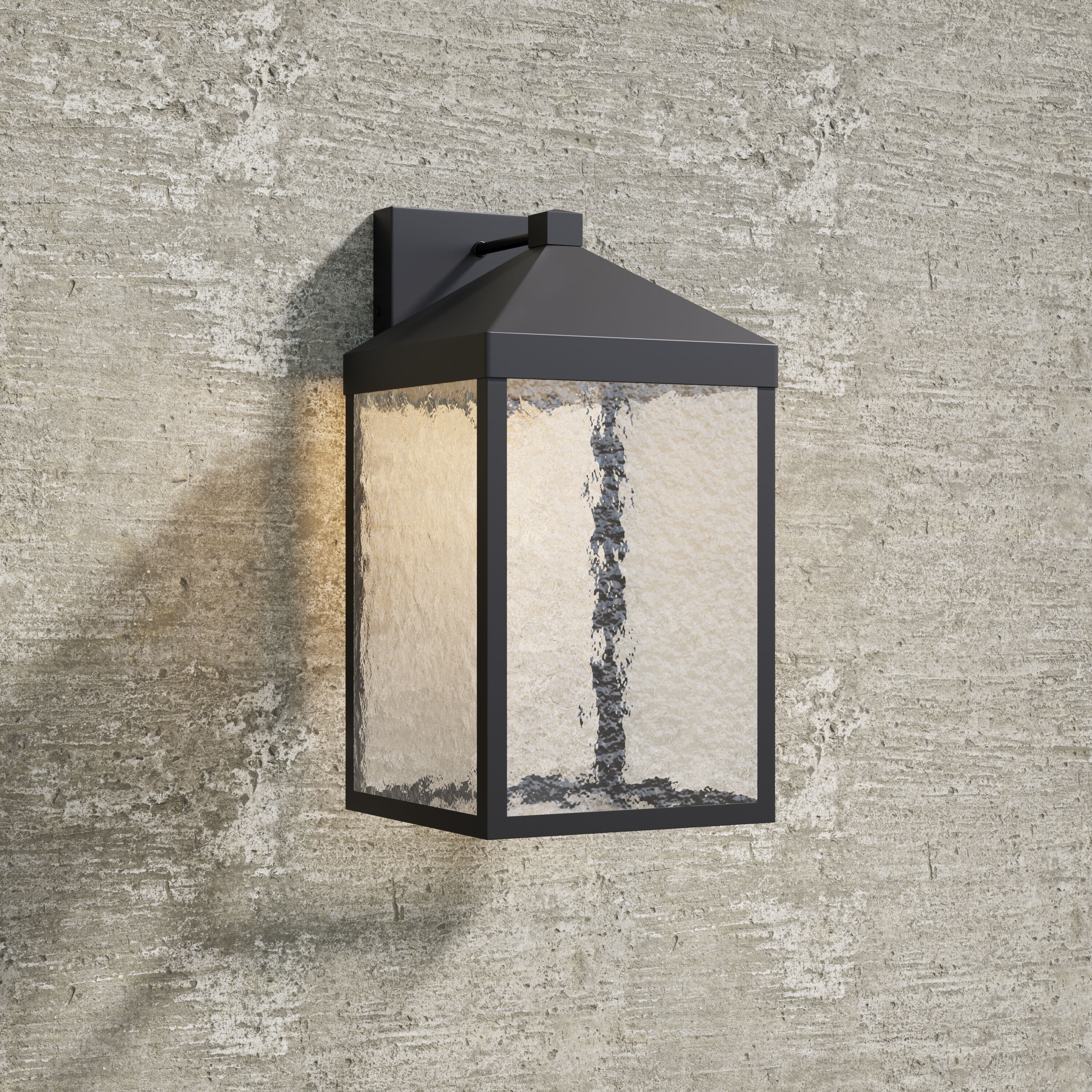 Aaron LED 15.25 inch Powder Coated Black Outdoor Wall Sconce